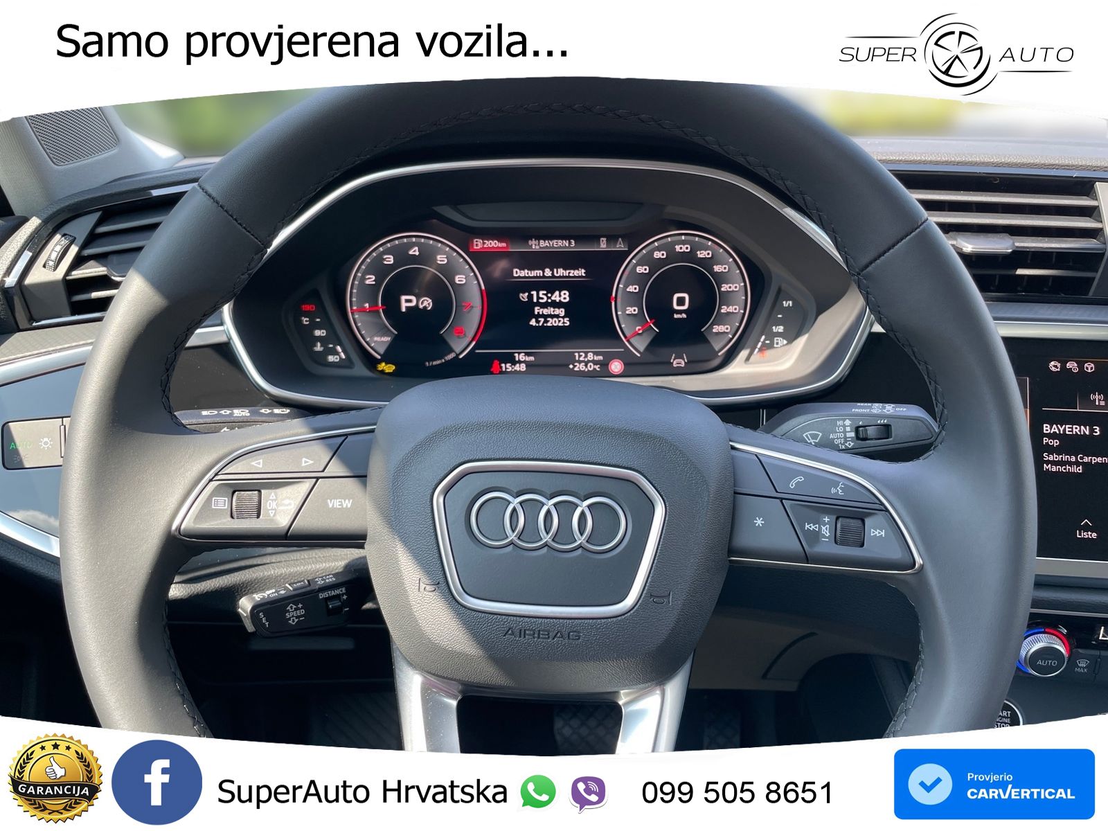 Audi Q3 35 TFSI (150 KS) S tronic advanced LED+GR SJED+ACC