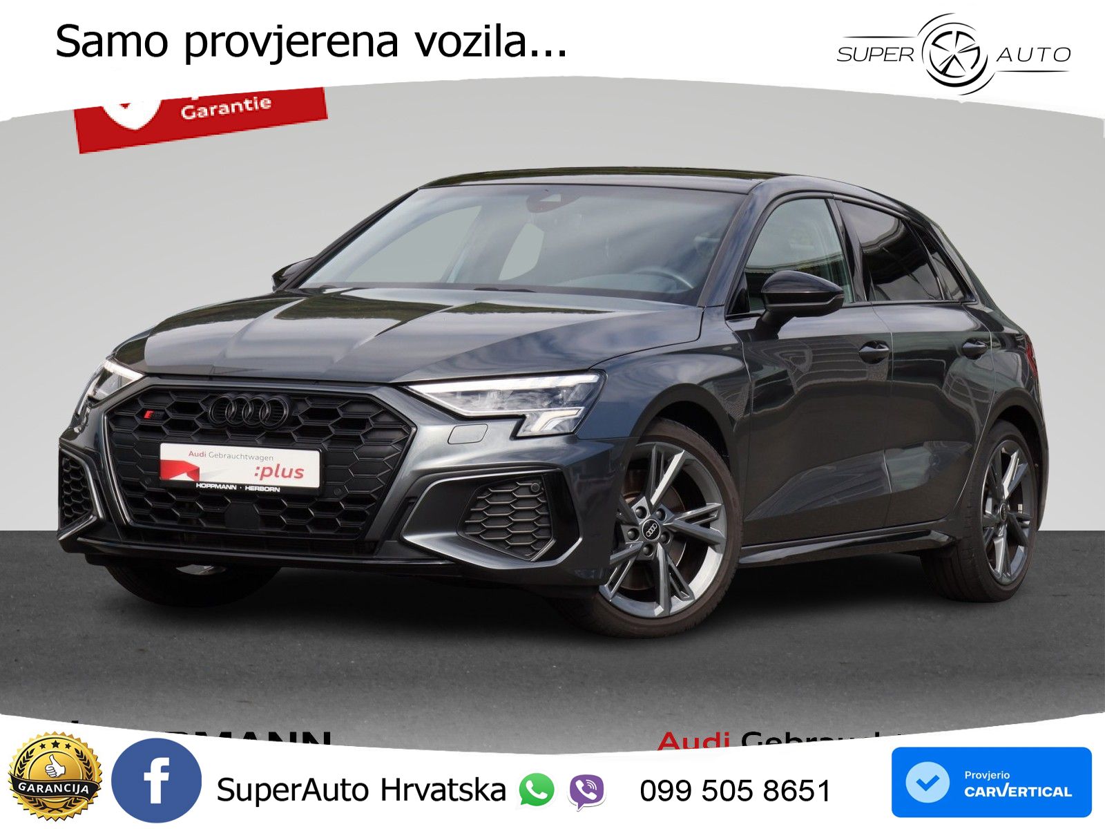 Audi S3 2.0 TFSI (310 KS) quattro S tronic LED+GR SJED+ACC