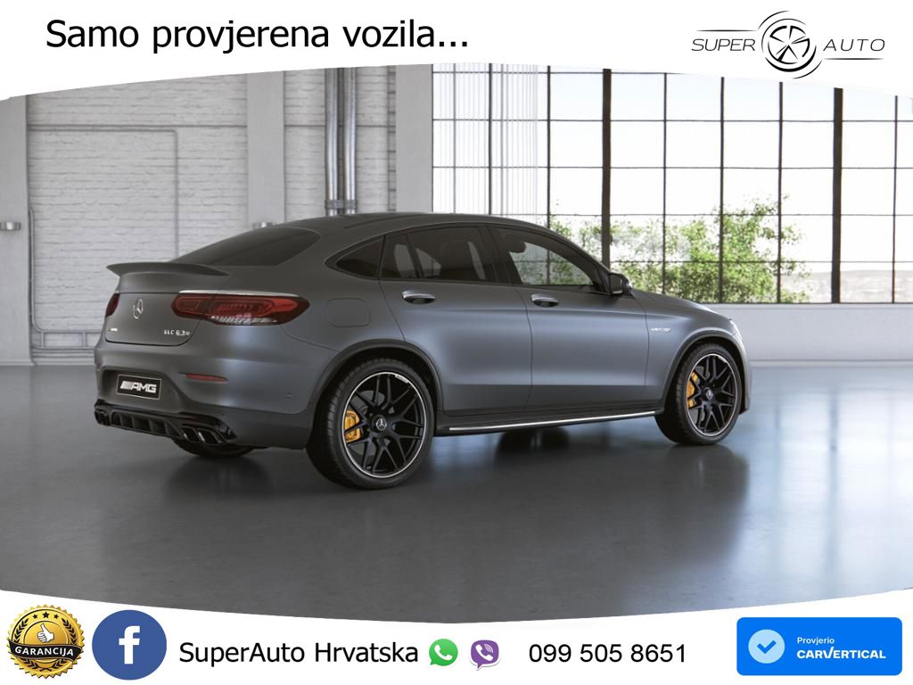 Mercedes GLC Coupe AMG 63 S V8 (510 KS) 4MATIC+ MCT ZRAČNI+ACC+4xGR SJED+360