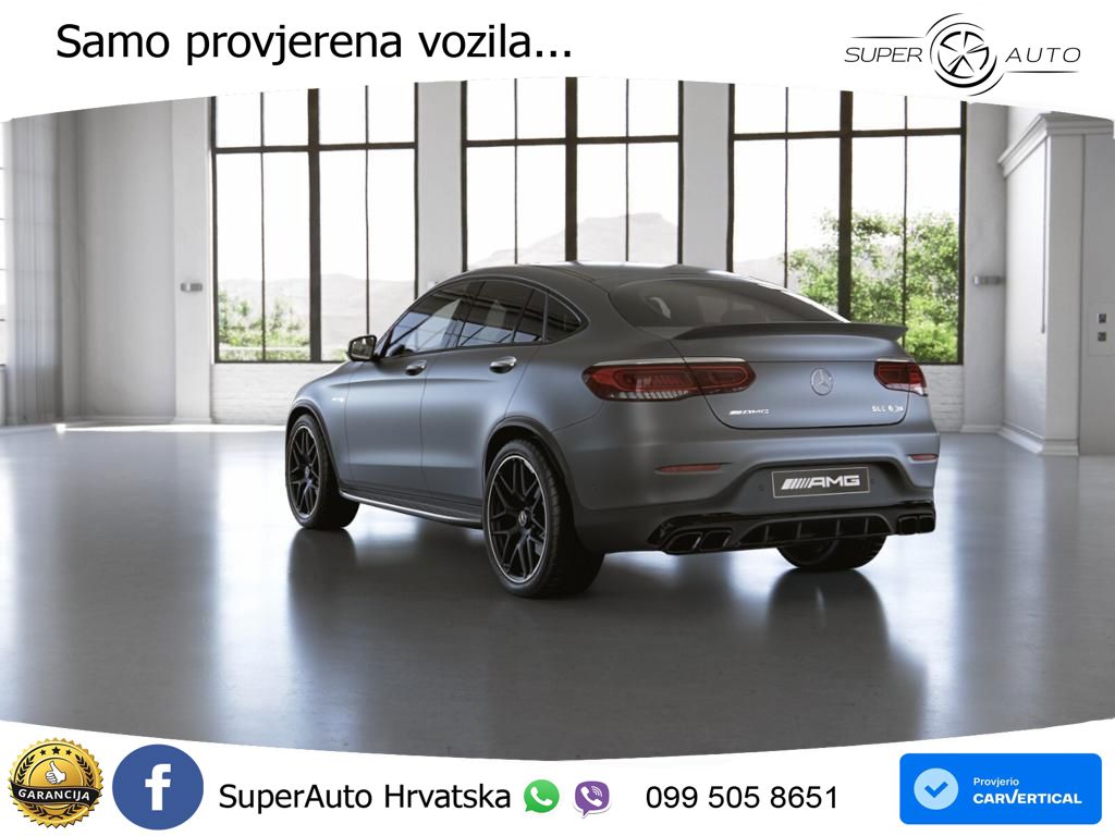 Mercedes GLC Coupe AMG 63 S V8 (510 KS) 4MATIC+ MCT ZRAČNI+ACC+4xGR SJED+360