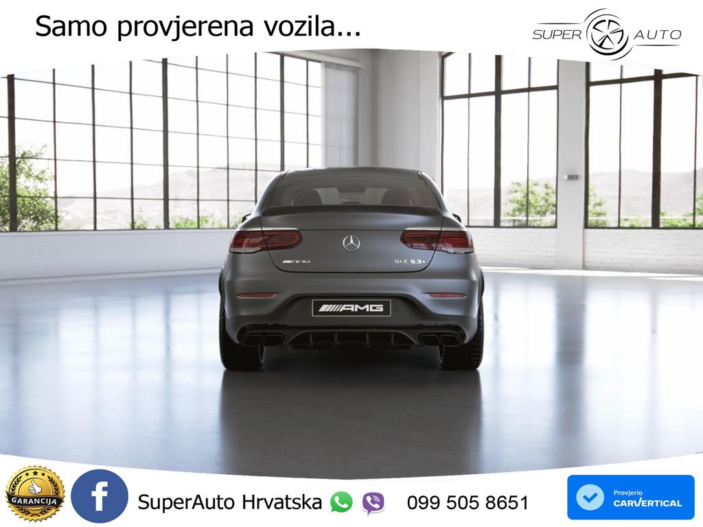 Mercedes GLC Coupe AMG 63 S V8 (510 KS) 4MATIC+ MCT ZRAČNI+ACC+4xGR SJED+360