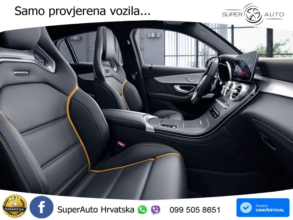 Mercedes GLC Coupe AMG 63 S V8 (510 KS) 4MATIC+ MCT ZRAČNI+ACC+4xGR SJED+360