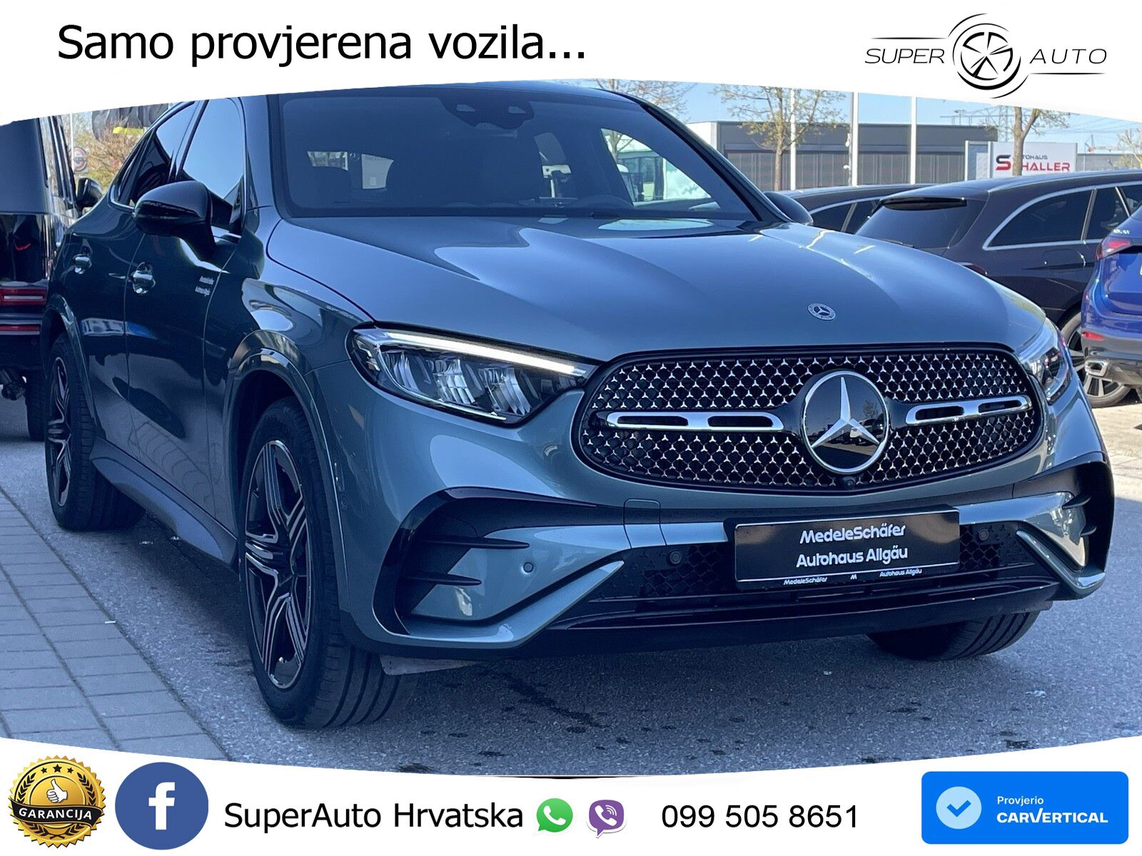 Mercedes GLC Coupe 220d (197 KS) 4MATIC 9G-TRONIC AMG LED+GR SJED+ACC