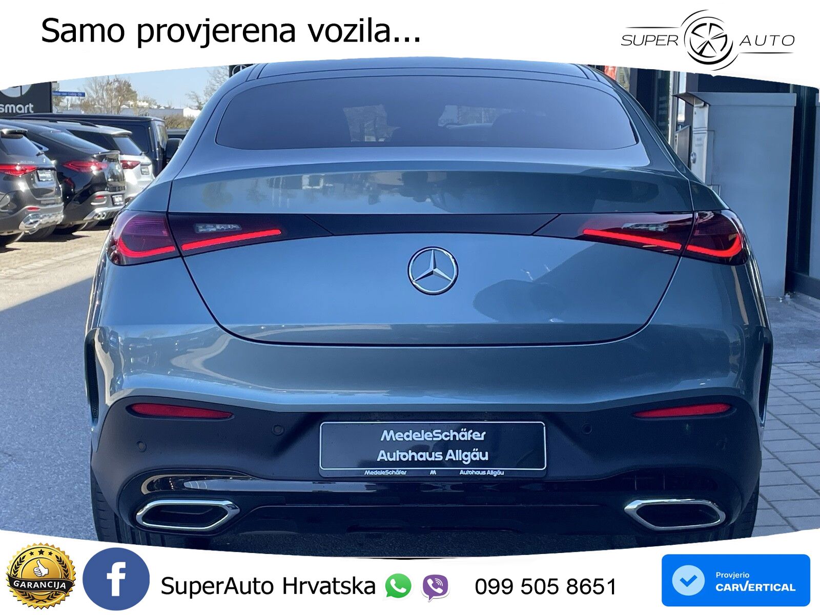 Mercedes GLC Coupe 220d (197 KS) 4MATIC 9G-TRONIC AMG LED+GR SJED+ACC