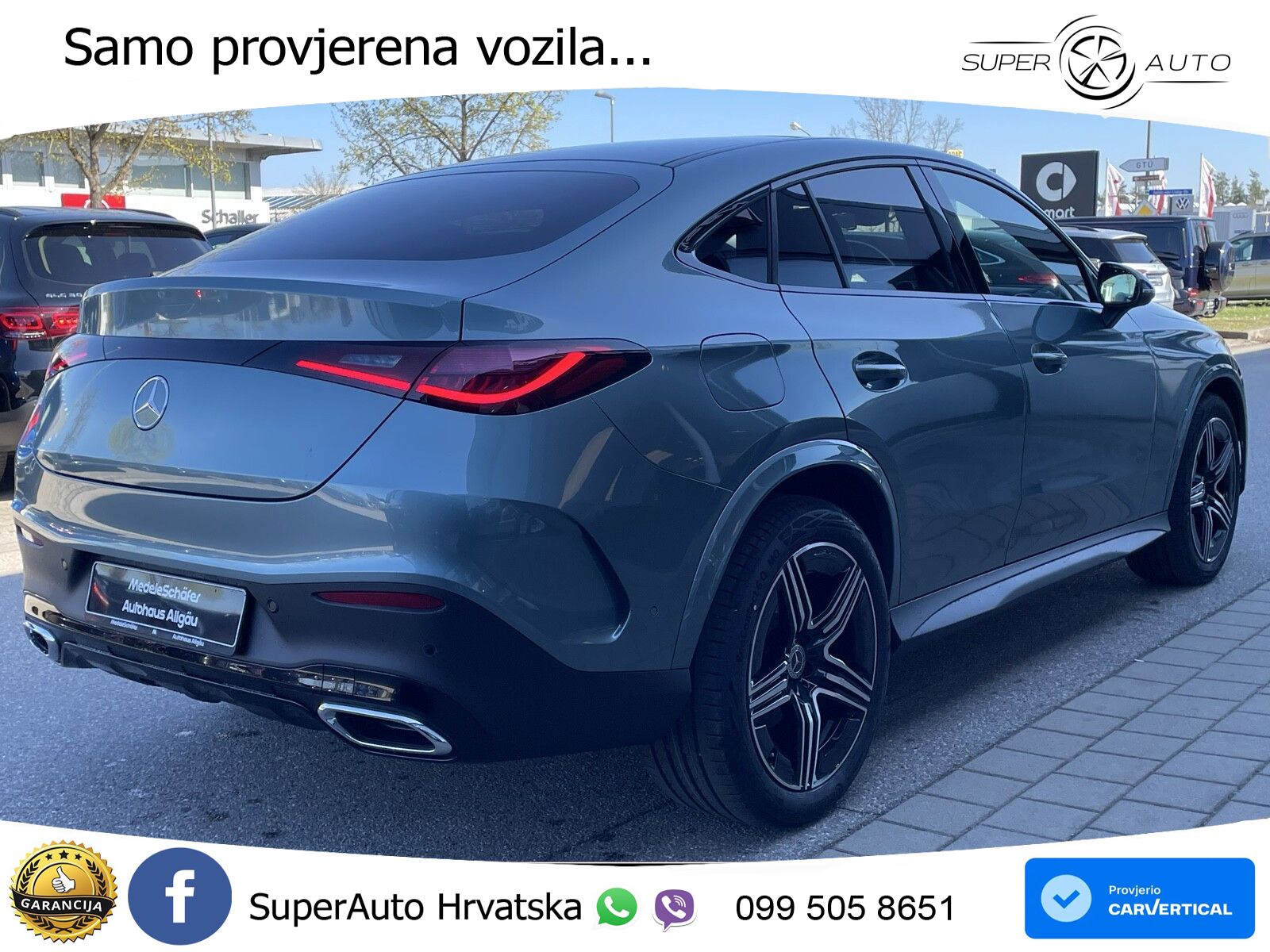 Mercedes GLC Coupe 220d (197 KS) 4MATIC 9G-TRONIC AMG LED+GR SJED+ACC