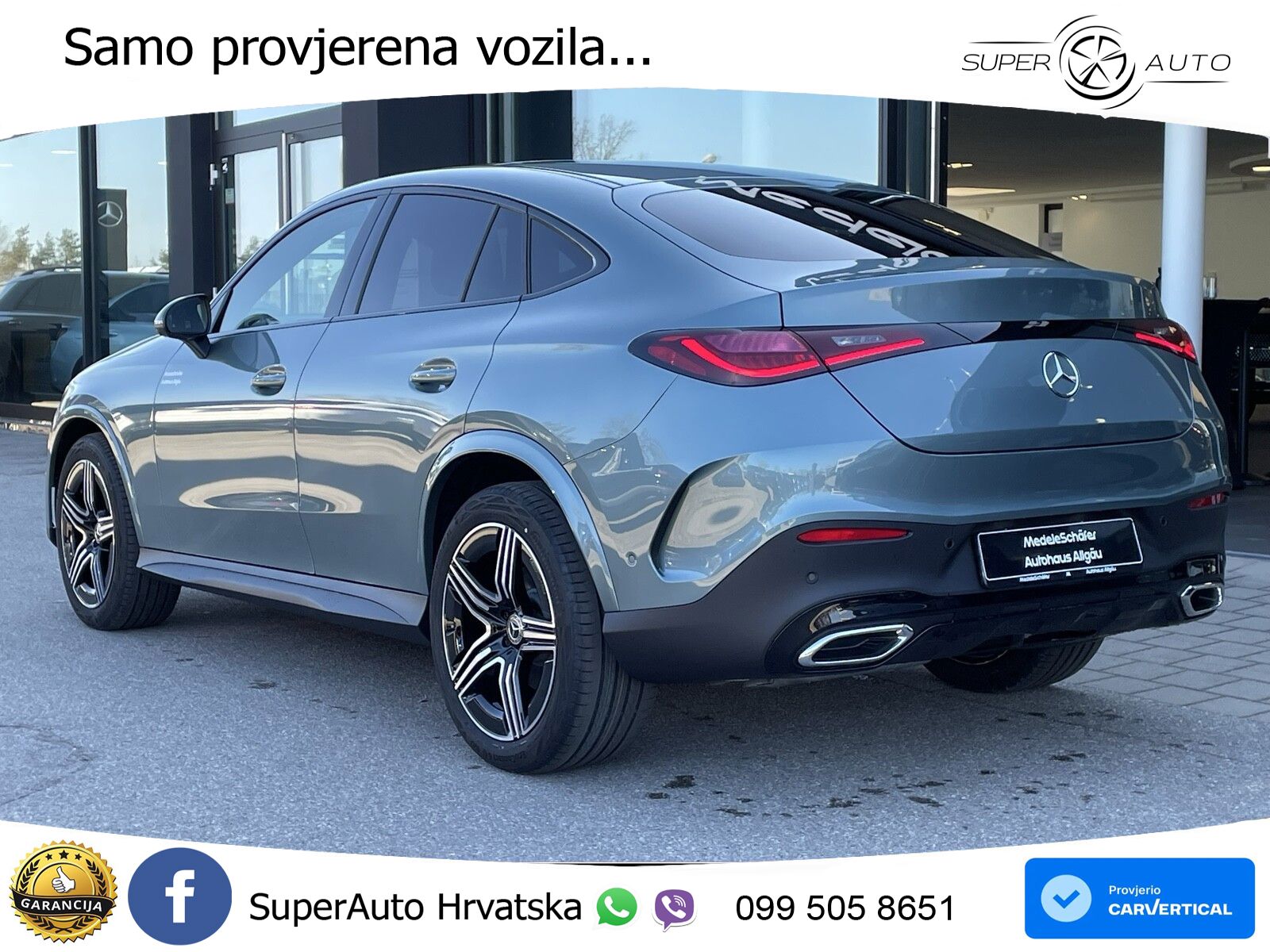 Mercedes GLC Coupe 220d (197 KS) 4MATIC 9G-TRONIC AMG LED+GR SJED+ACC