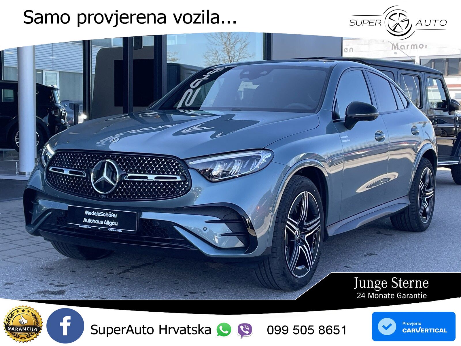 Mercedes GLC Coupe 220d (197 KS) 4MATIC 9G-TRONIC AMG LED+GR SJED+ACC