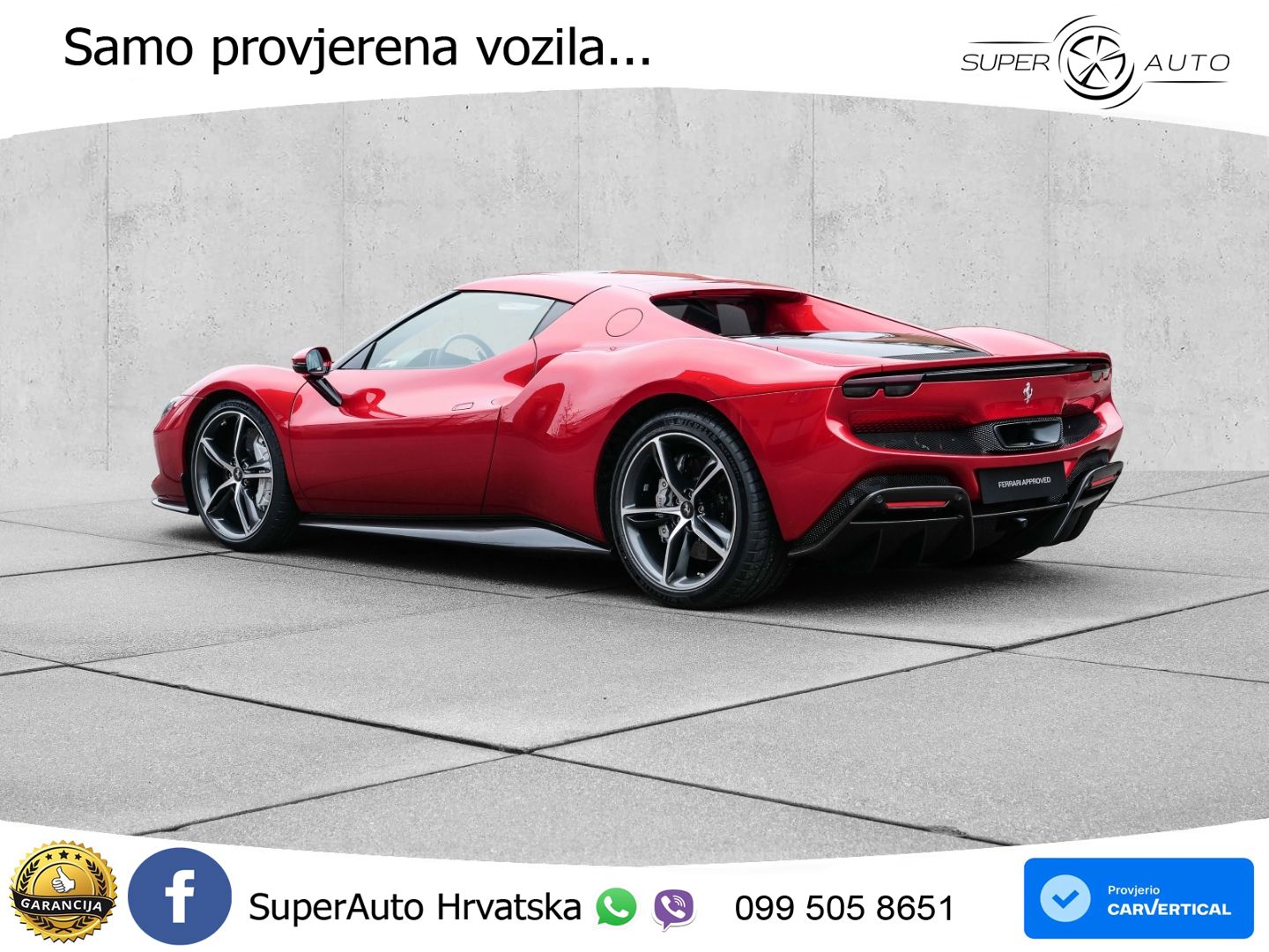 Ferrari 296 GTB 3.0 V6 (830 KS) F1 DCT
