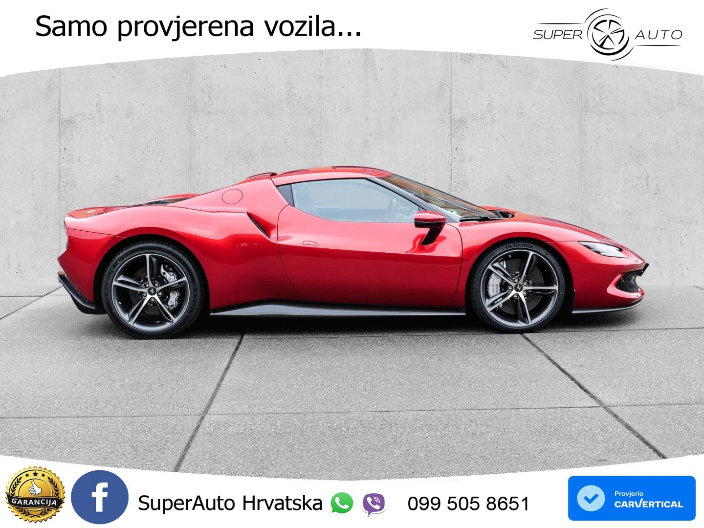 Ferrari 296 GTB 3.0 V6 (830 KS) F1 DCT