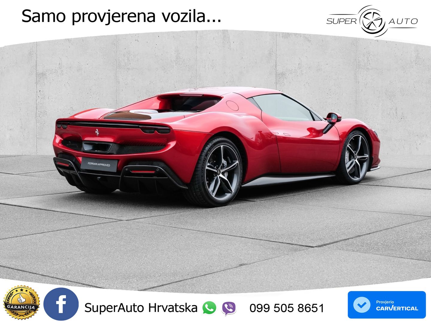 Ferrari 296 GTB 3.0 V6 (830 KS) F1 DCT