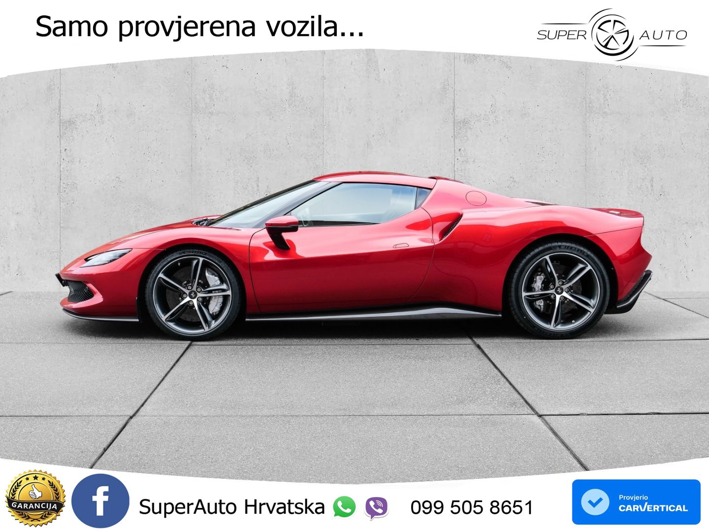 Ferrari 296 GTB 3.0 V6 (830 KS) F1 DCT