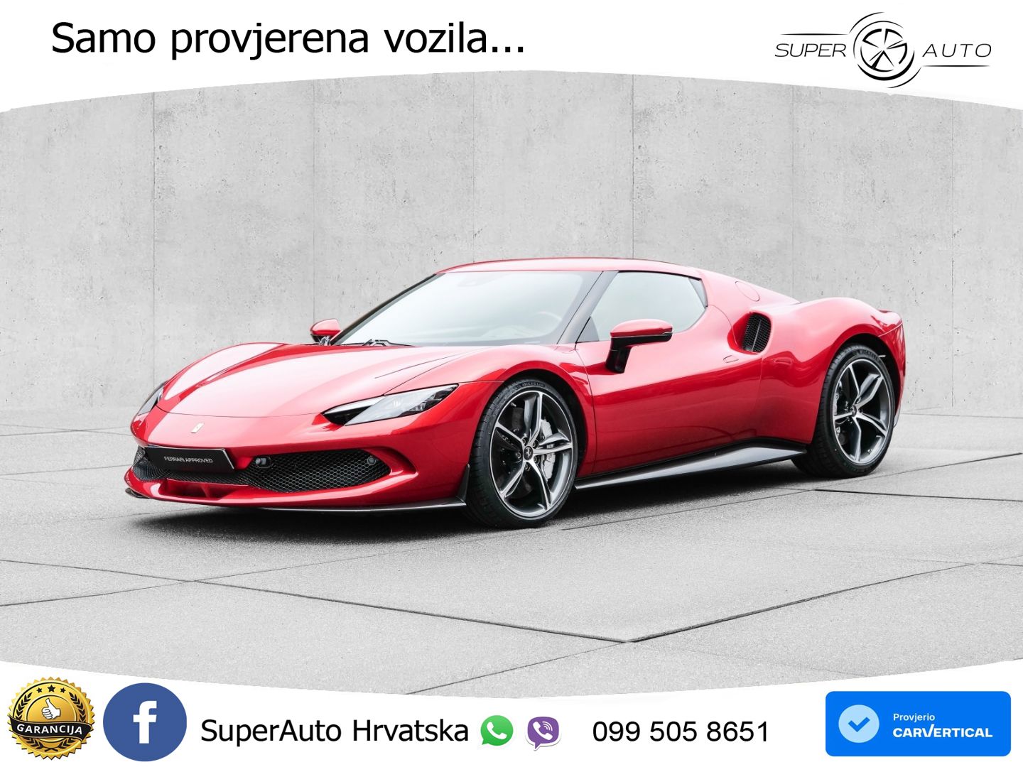 Ferrari 296 GTB 3.0 V6 (830 KS) F1 DCT