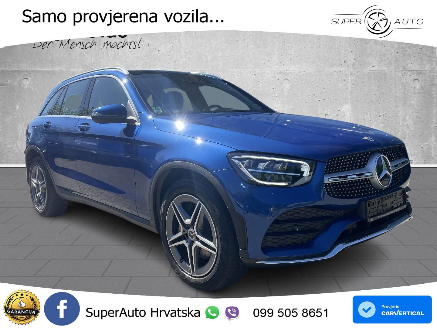 Mercedes GLC 300d (245 KS) 4MATIC G-TRONIC AMG LED+GR SJED+ACC