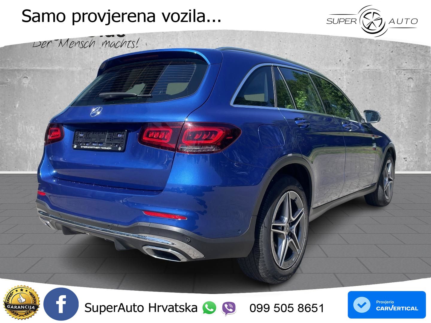 Mercedes GLC 300d (245 KS) 4MATIC G-TRONIC AMG LED+GR SJED+ACC