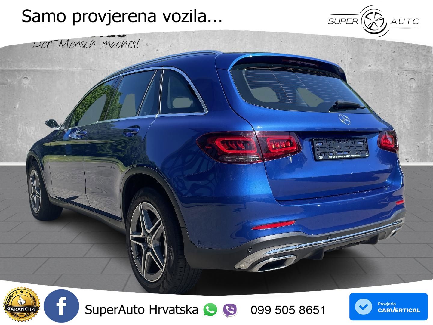 Mercedes GLC 300d (245 KS) 4MATIC G-TRONIC AMG LED+GR SJED+ACC