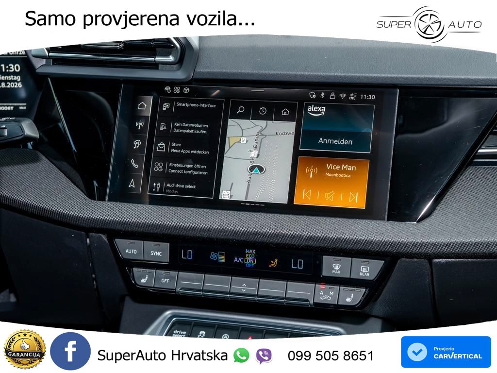 Audi S3 Limuzina 2.0 TFSI (333 KS) quattro S tronic LED+GR SJED+ACC