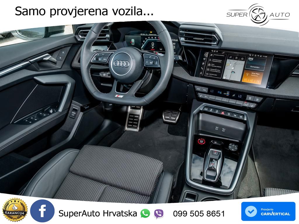 Audi S3 Limuzina 2.0 TFSI (333 KS) quattro S tronic LED+GR SJED+ACC