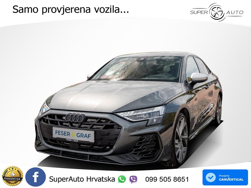 Audi S3 Limuzina 2.0 TFSI (333 KS) quattro S tronic LED+GR SJED+ACC