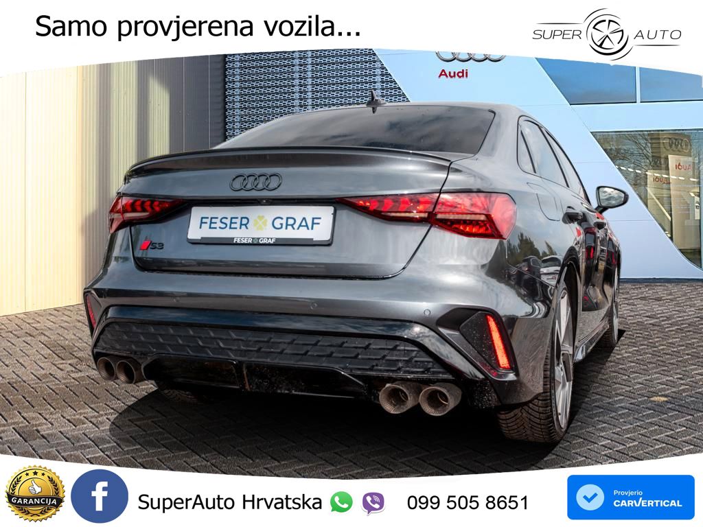 Audi S3 Limuzina 2.0 TFSI (333 KS) quattro S tronic LED+GR SJED+ACC