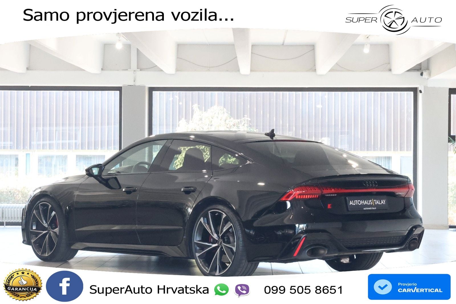 Audi RS7 4.0 TFSI V8 (600 KS) quattro tiptronic LED+GR SJED+ACC