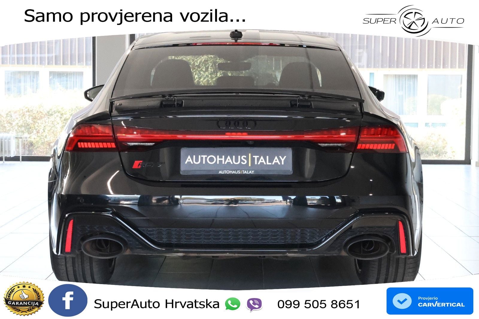 Audi RS7 4.0 TFSI V8 (600 KS) quattro tiptronic LED+GR SJED+ACC