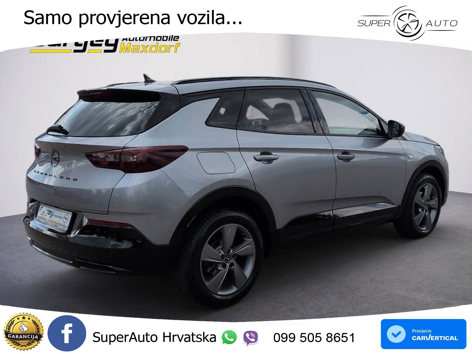 Opel Grandland 1.2i Turbo (130 KS) Automatic GS LED+GR SJED+ACC