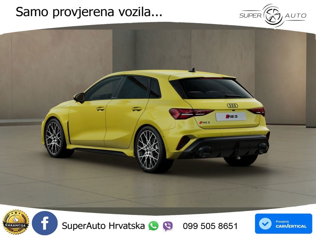 Audi RS3 Sedan 2.5 TFSI (400 KS) quattro S tronic MATRIX+GR SJED+KAM