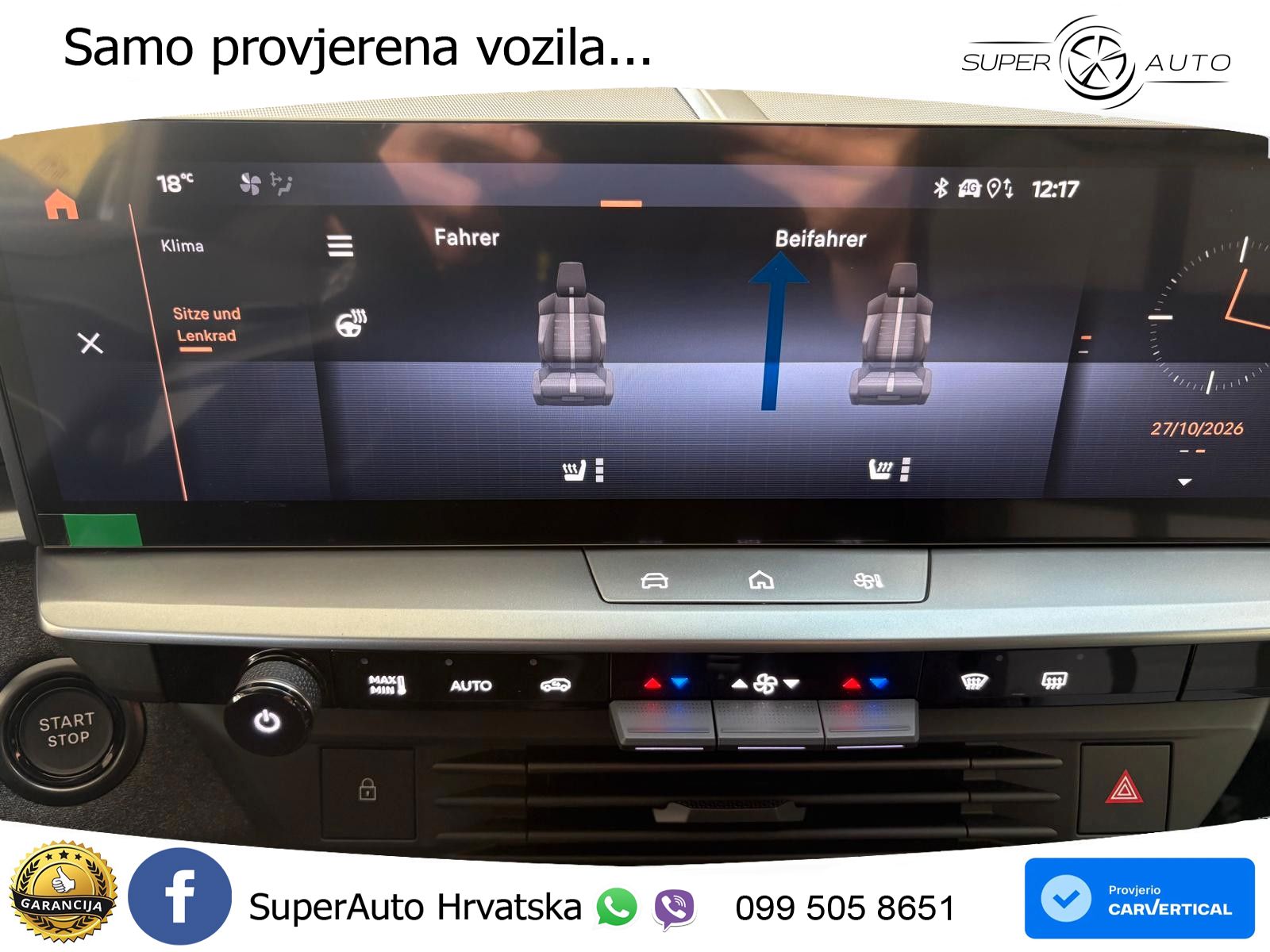 Opel Grandland 1.2 Turbo (145 KS) Hybrid eDCT GS LED+GR SJED+ACC