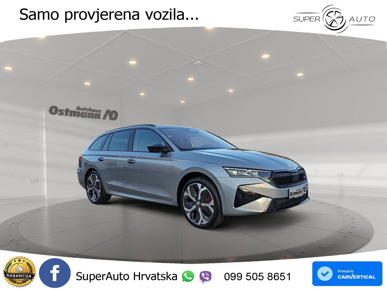 Škoda Octavia Combi RS 2.0 TSI (265 KS) DSG LED+GR SJED+ACC