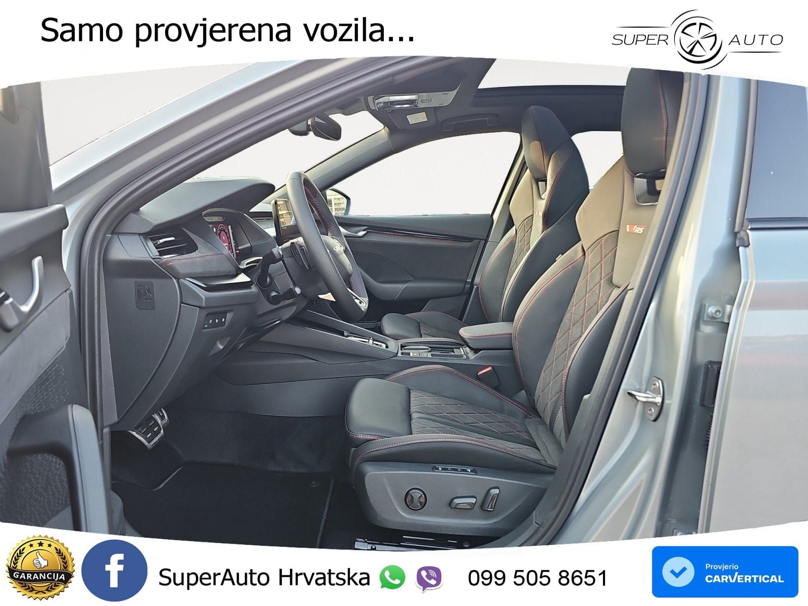 Škoda Octavia Combi RS 2.0 TSI (265 KS) DSG LED+GR SJED+ACC
