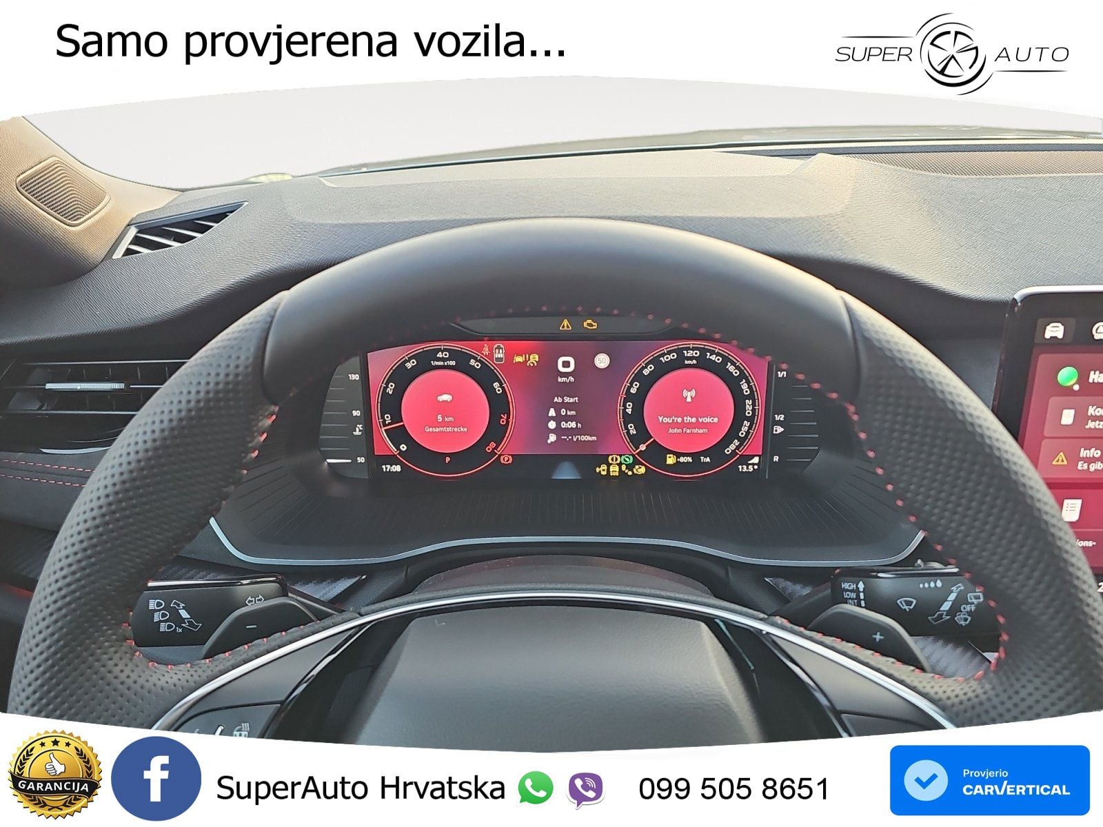 Škoda Octavia Combi RS 2.0 TSI (265 KS) DSG LED+GR SJED+ACC