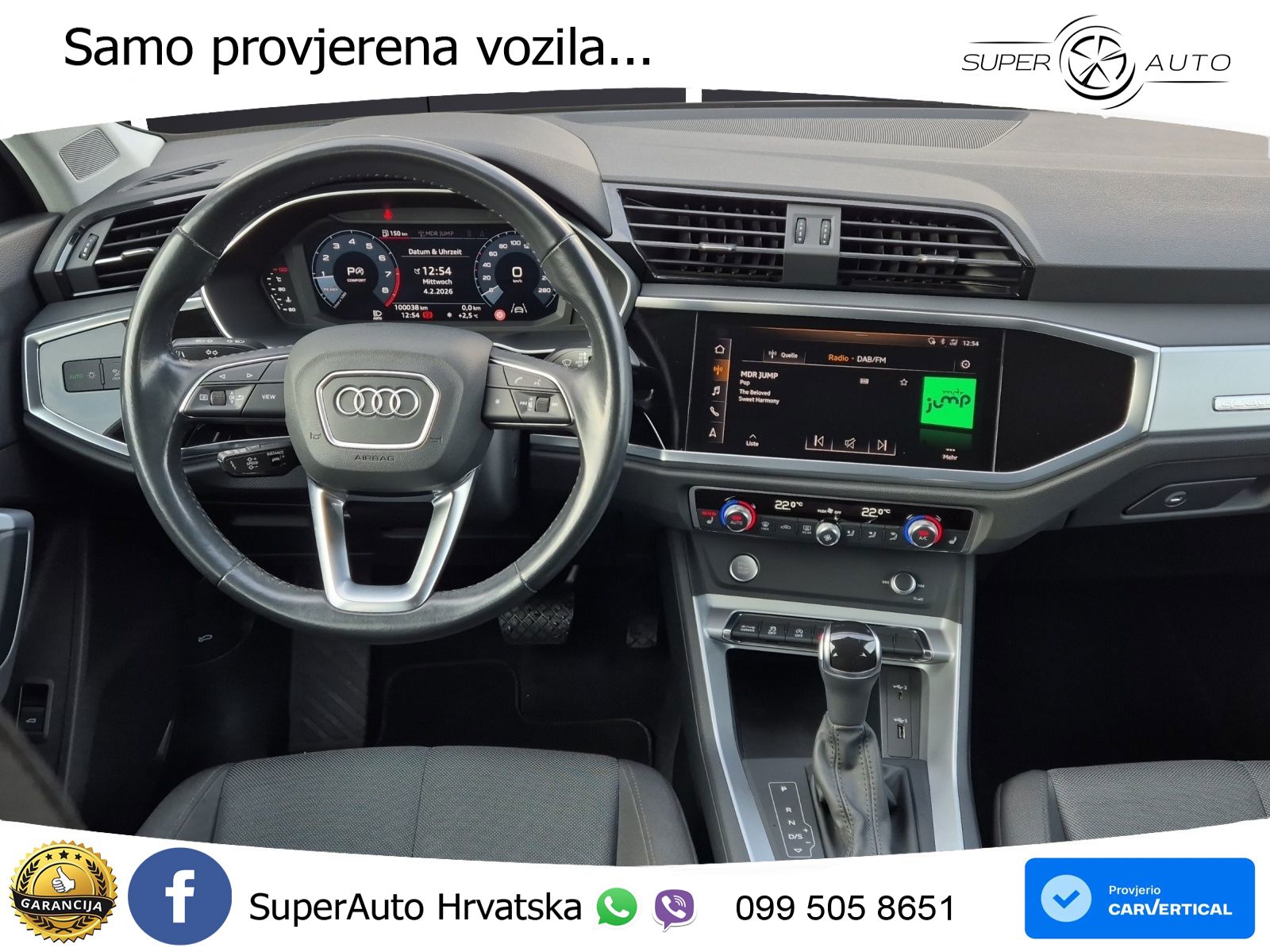 Audi Q3 40 TFSI (190 KS) quattro S tronic MATRIX+GR SJED+KAM