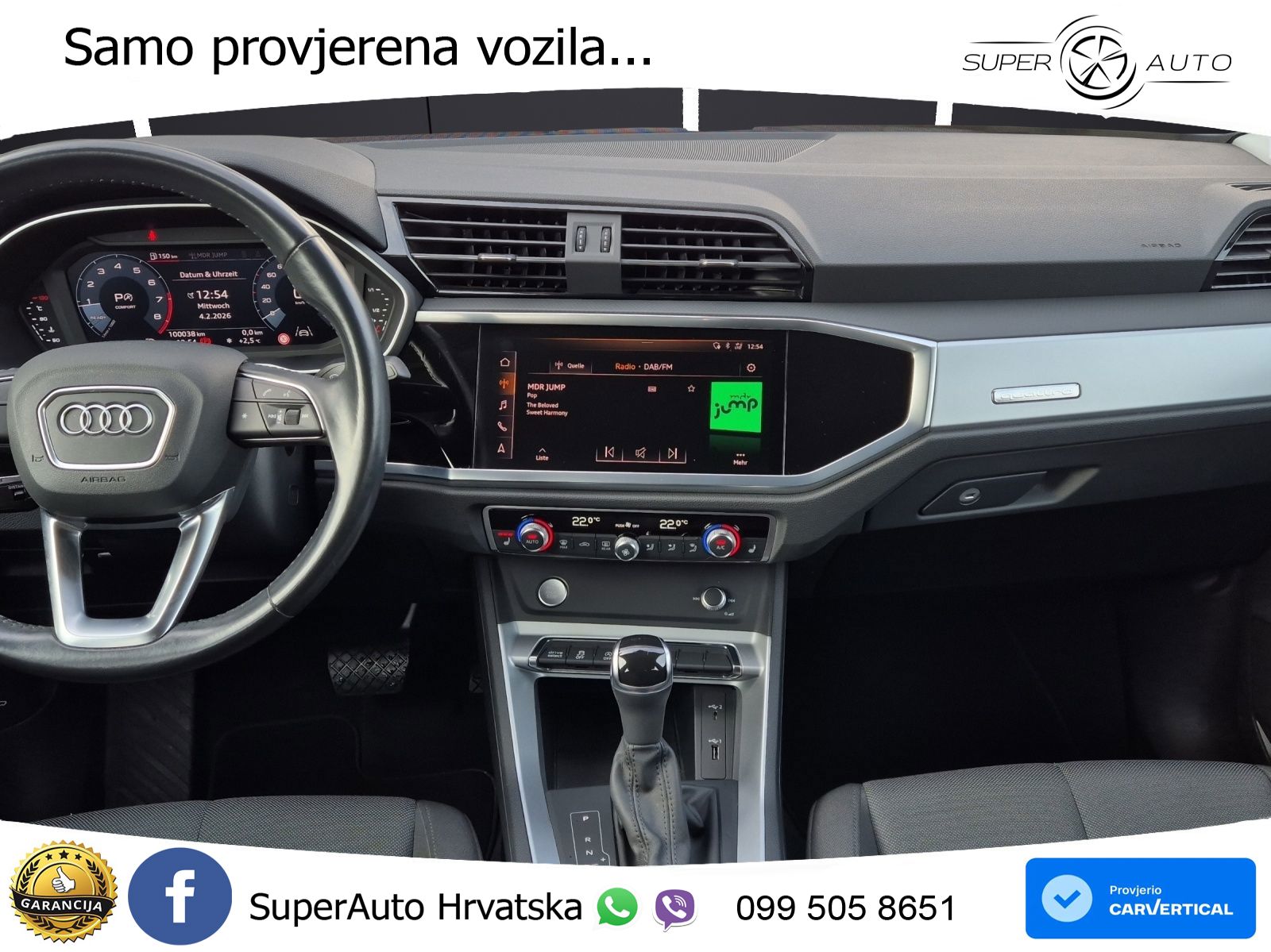 Audi Q3 40 TFSI (190 KS) quattro S tronic MATRIX+GR SJED+KAM