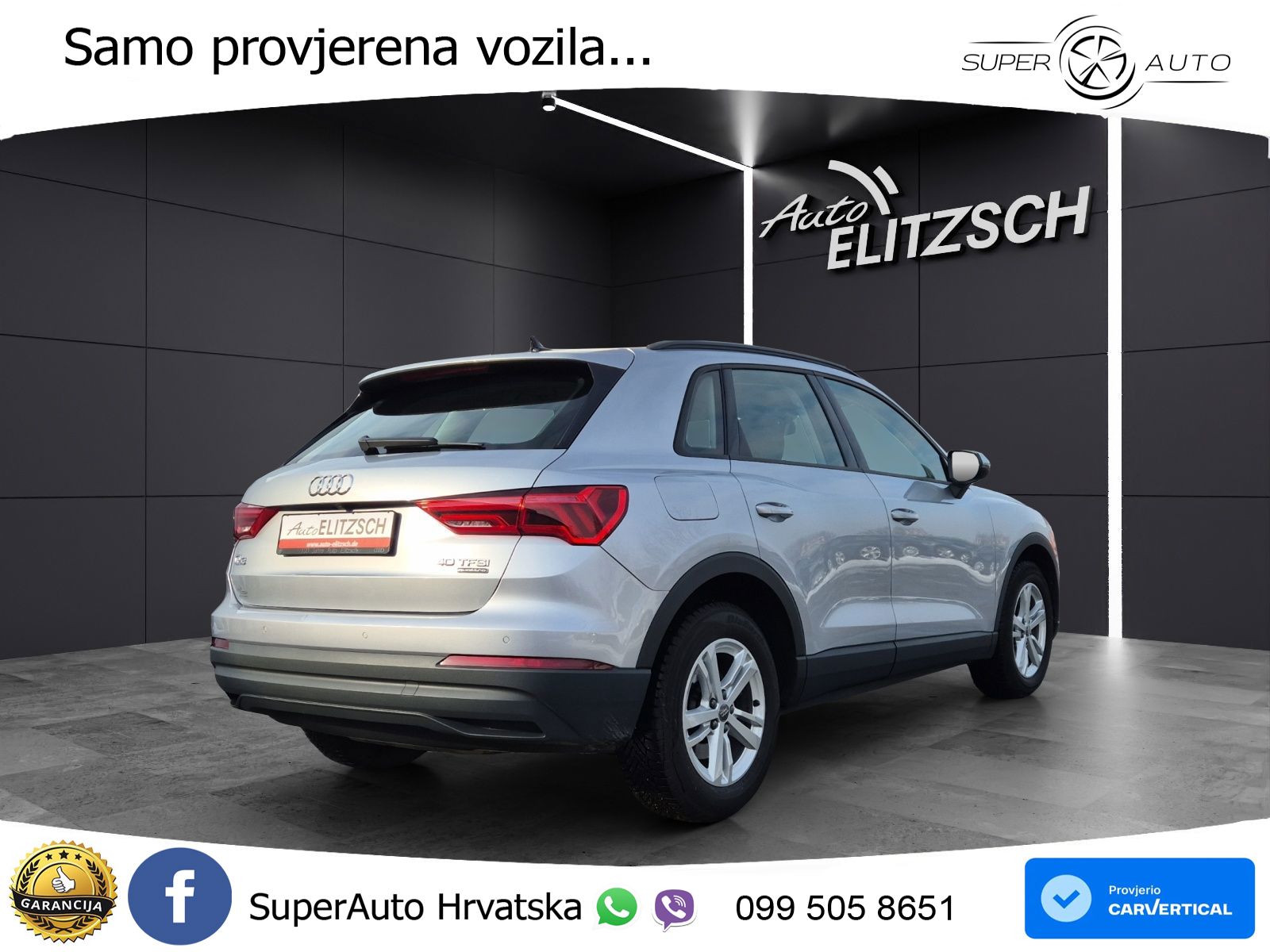 Audi Q3 40 TFSI (190 KS) quattro S tronic MATRIX+GR SJED+KAM