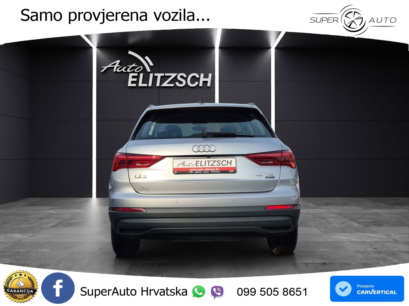 Audi Q3 40 TFSI (190 KS) quattro S tronic MATRIX+GR SJED+KAM
