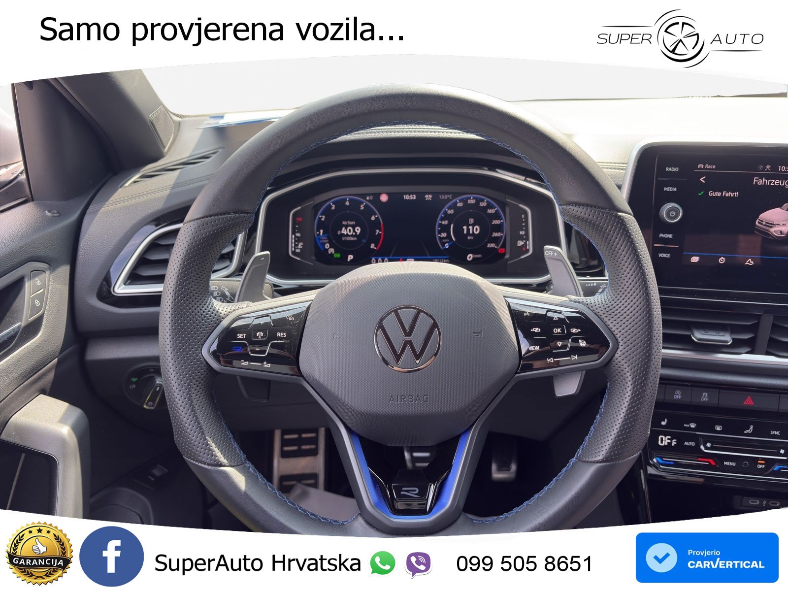 Volkswagen T-Roc I R 2.0 TSI (300 KS) OPF 4M DSG LED+GR SJED+ACC