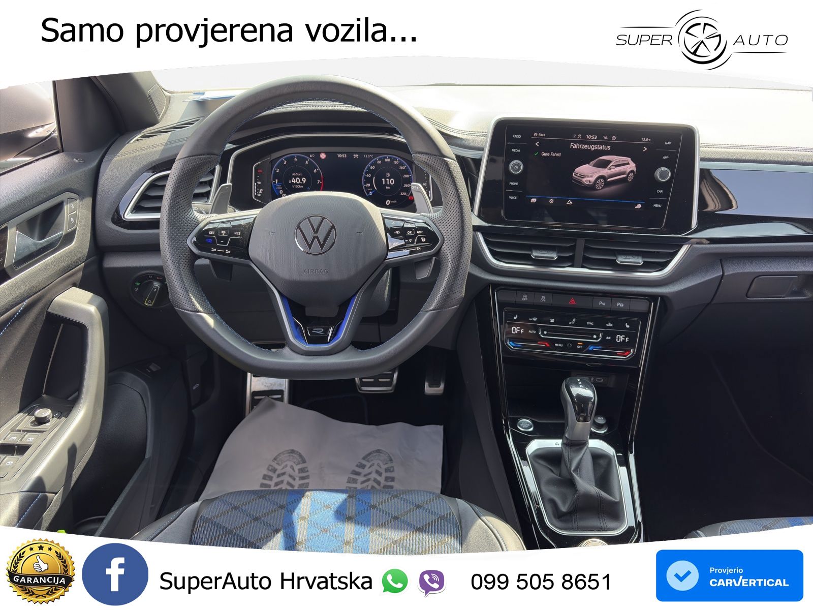 Volkswagen T-Roc I R 2.0 TSI (300 KS) OPF 4M DSG LED+GR SJED+ACC