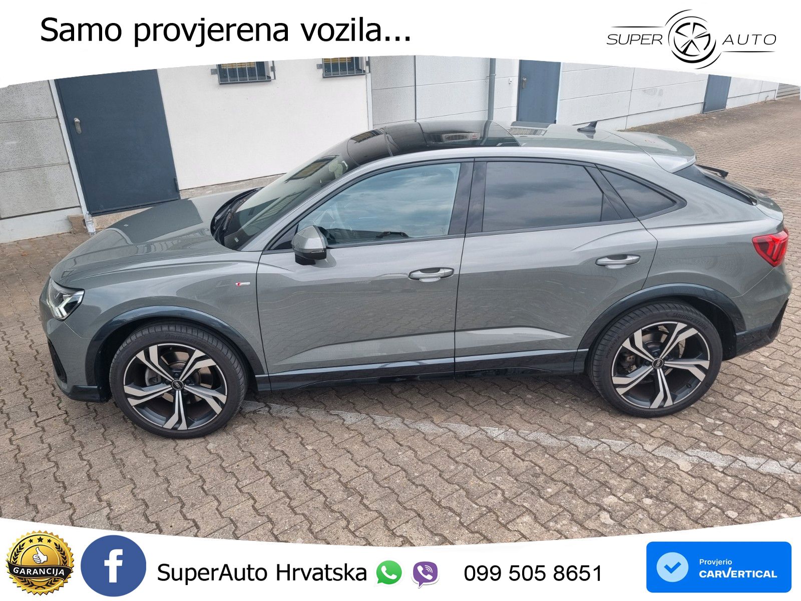 Audi Q3 Sportback 40 TDI (193 KS) quattro S tronic S line LED+GR SJED+ACC