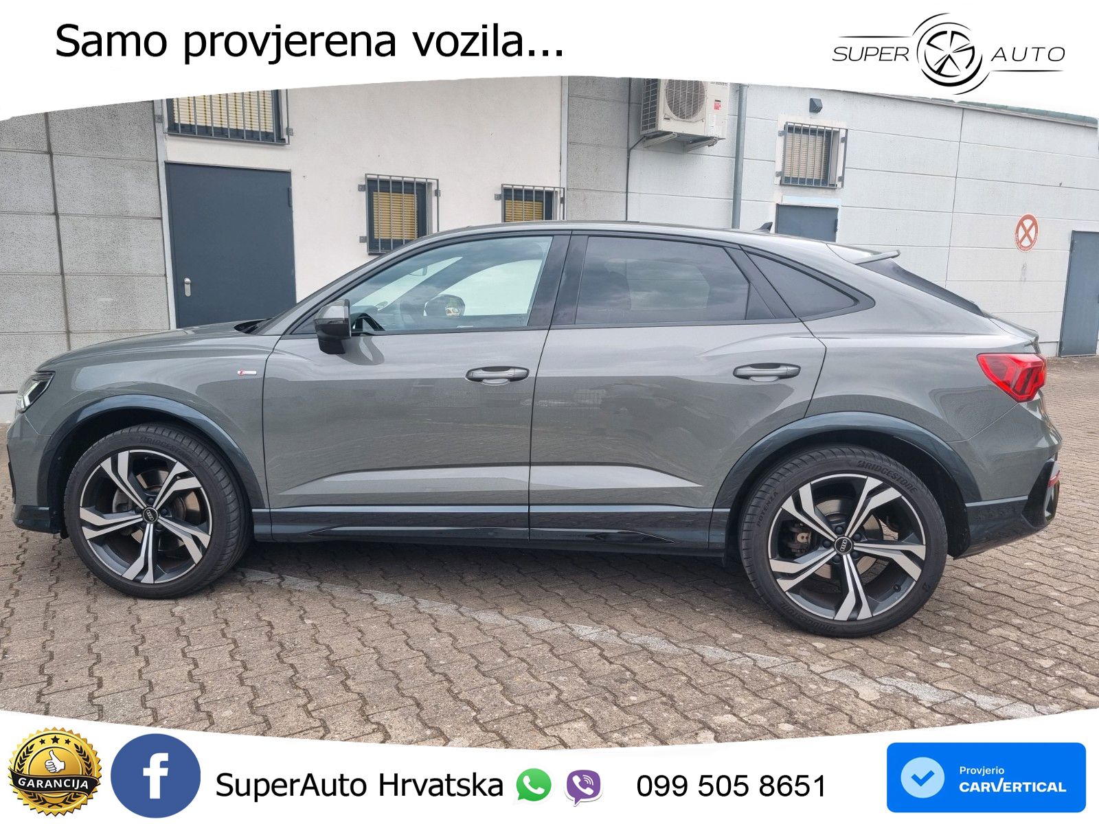 Audi Q3 Sportback 40 TDI (193 KS) quattro S tronic S line LED+GR SJED+ACC