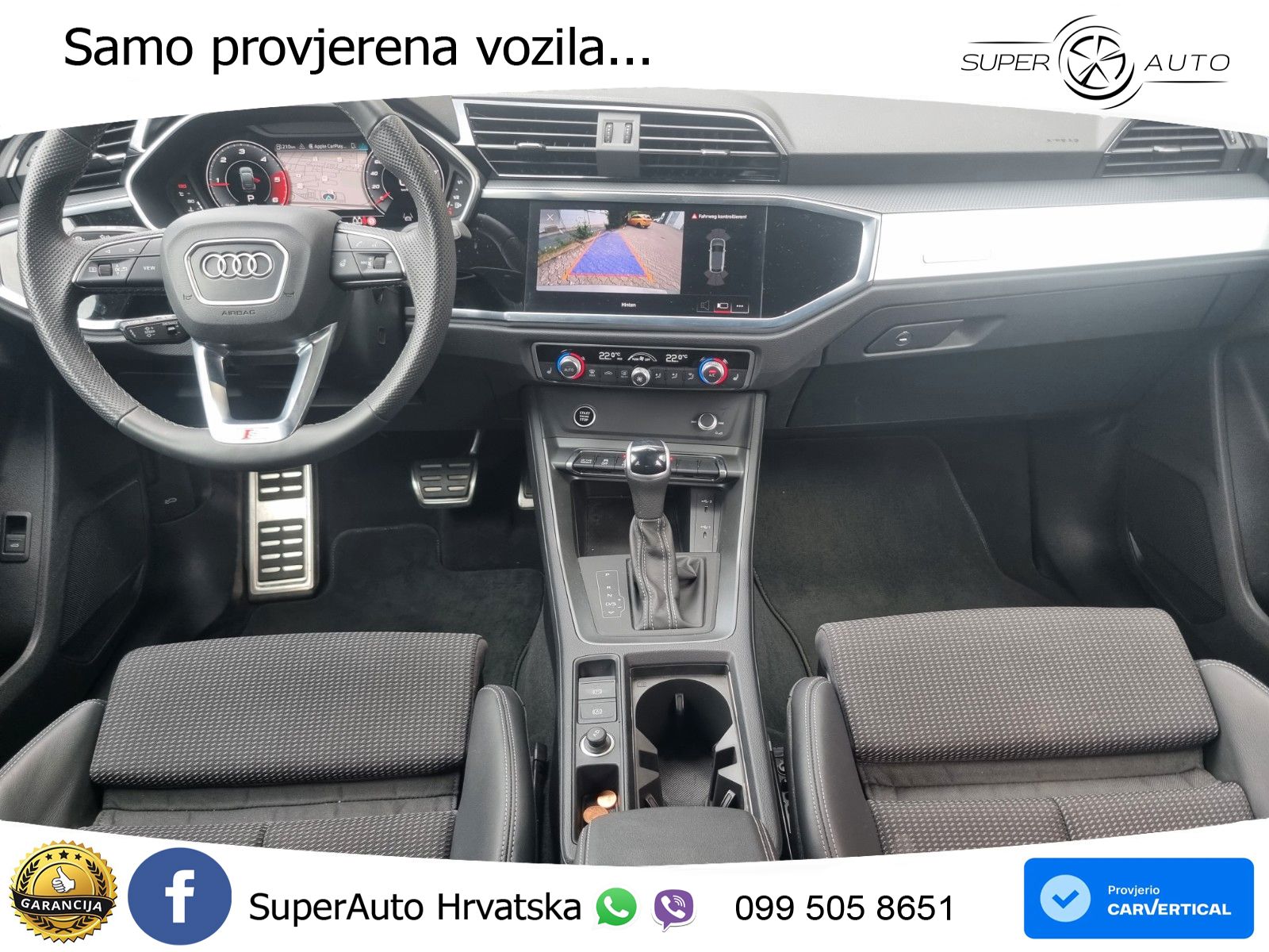 Audi Q3 Sportback 40 TDI (193 KS) quattro S tronic S line LED+GR SJED+ACC