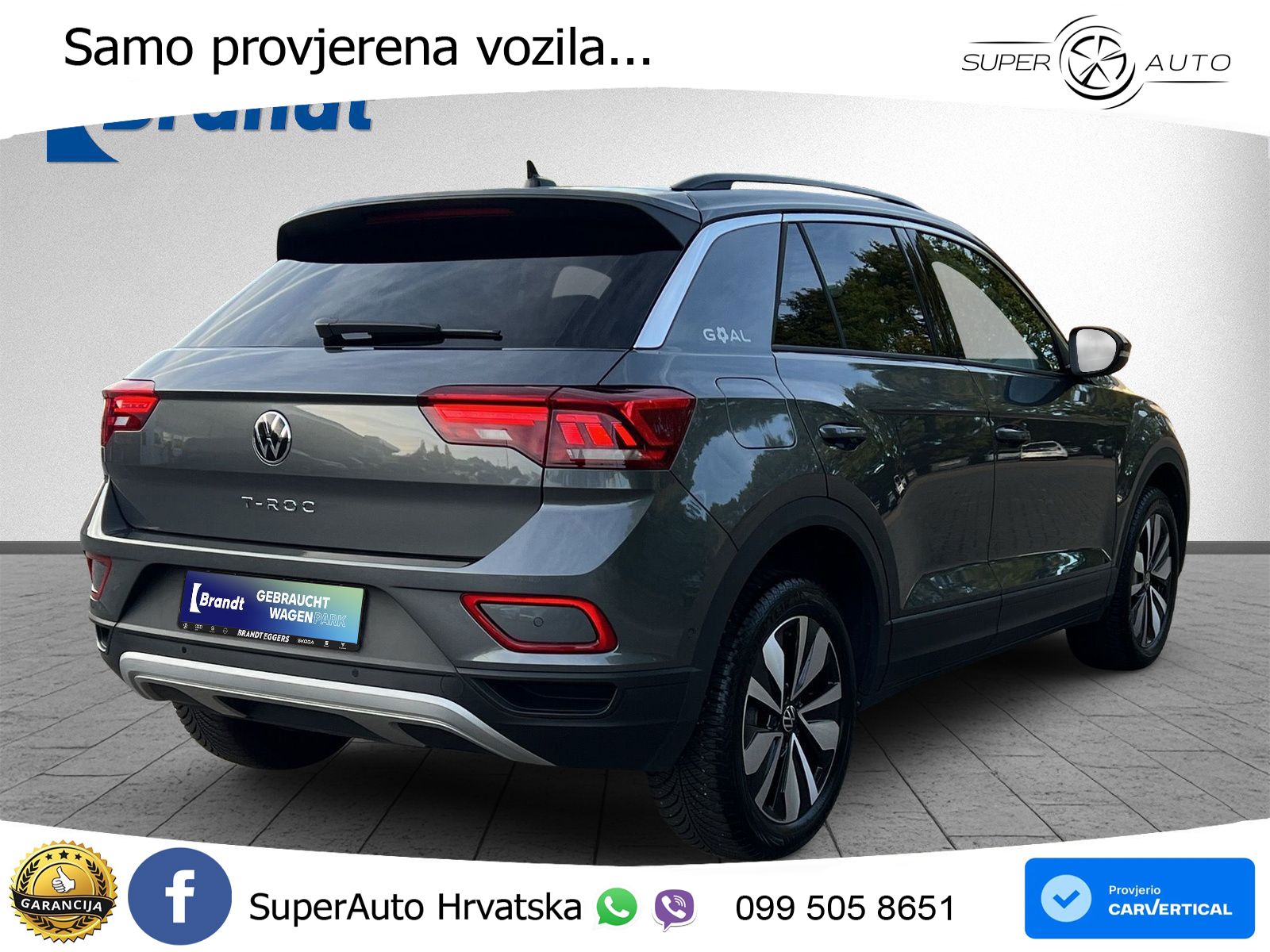 Volkswagen T-Roc 1.5 TSI (150 KS) LED+GR SJED+ACC