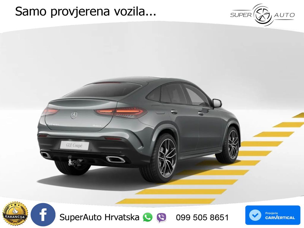 Mercedes GLE Coupe 450d (367 KS) EQ Boost 4MATIC 9G-TRONIC AMG ACC+HEAD+4xGR SJED+360+PANO
