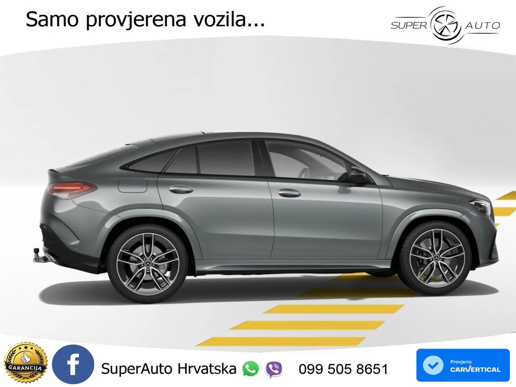 Mercedes GLE Coupe 450d (367 KS) EQ Boost 4MATIC 9G-TRONIC AMG ACC+HEAD+4xGR SJED+360+PANO