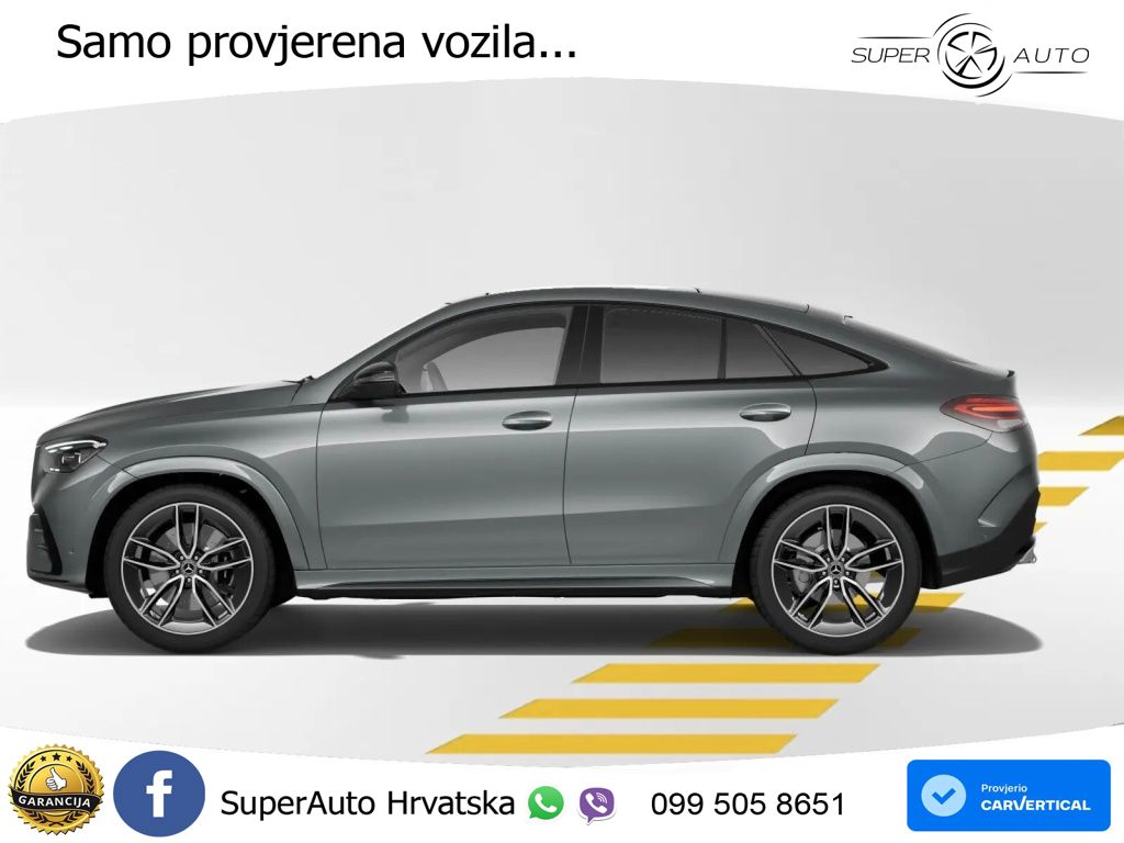Mercedes GLE Coupe 450d (367 KS) EQ Boost 4MATIC 9G-TRONIC AMG ACC+HEAD+4xGR SJED+360+PANO