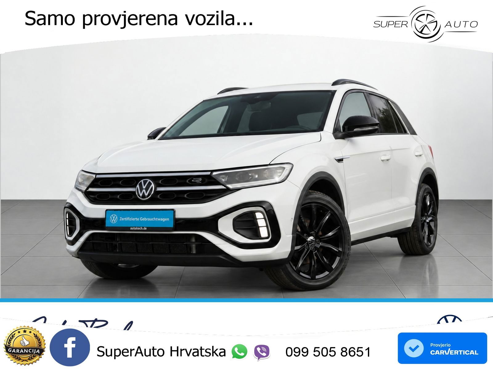 Volkswagen T-Roc 1.5 TSI (150 KS) DSG R-Line LED+GR SJED+ACC