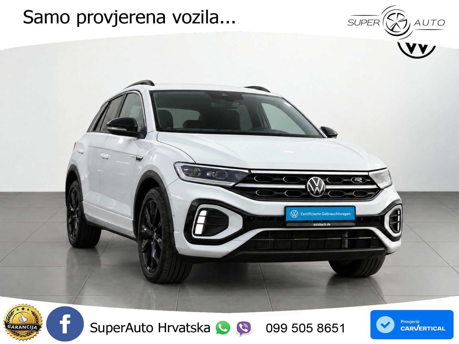Volkswagen T-Roc 1.5 TSI (150 KS) DSG R-Line LED+GR SJED+ACC