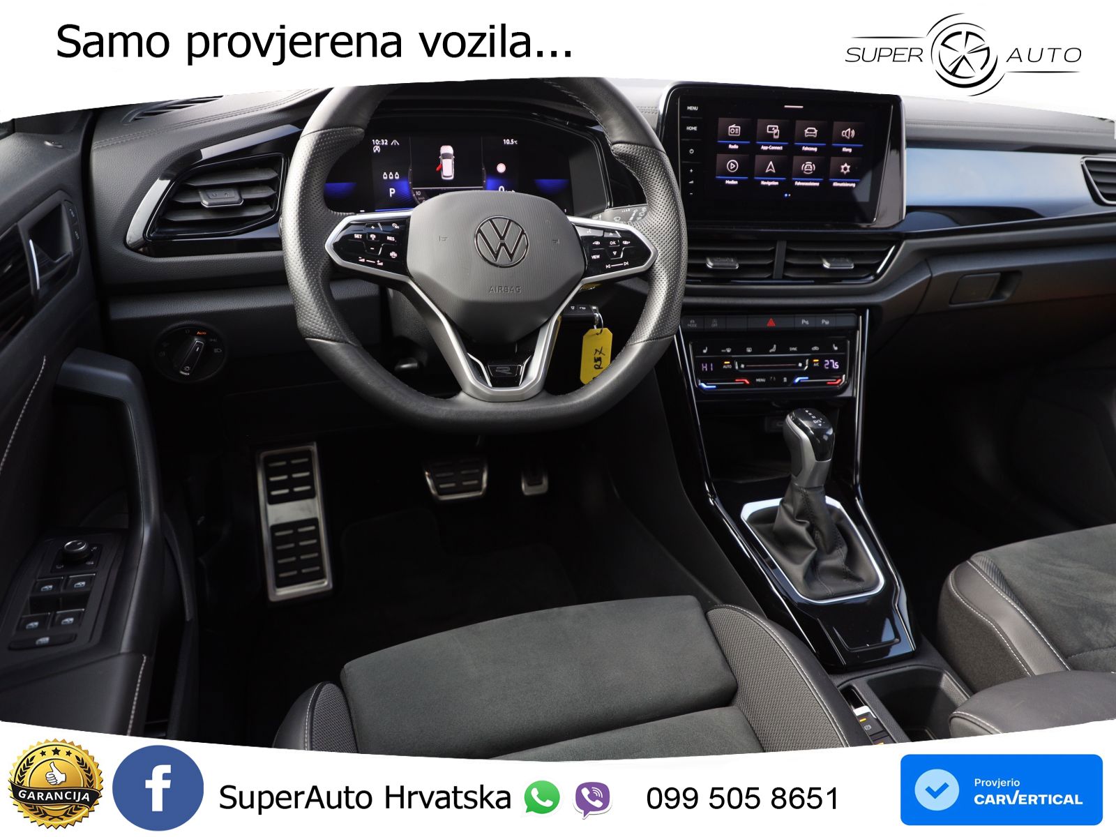 Volkswagen T-Roc 1.5 TSI (150 KS) DSG R-Line LED+GR SJED+ACC