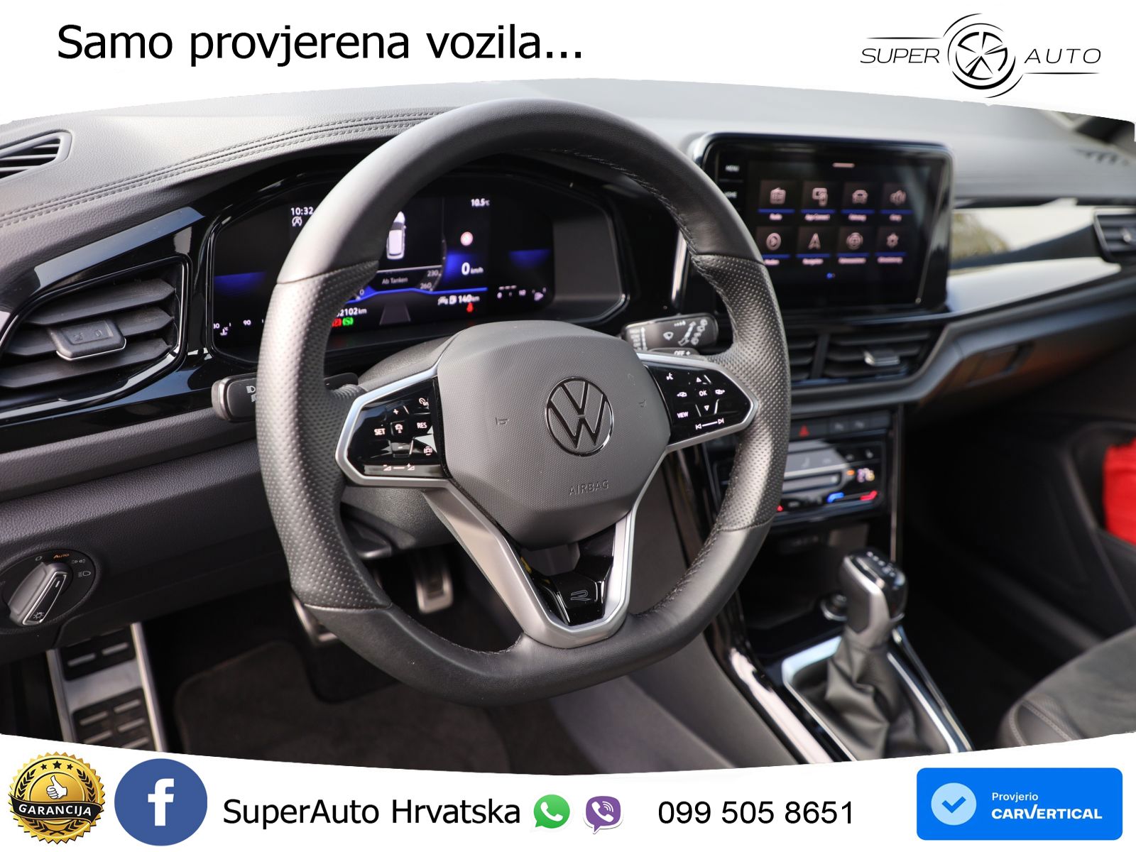 Volkswagen T-Roc 1.5 TSI (150 KS) DSG R-Line LED+GR SJED+ACC