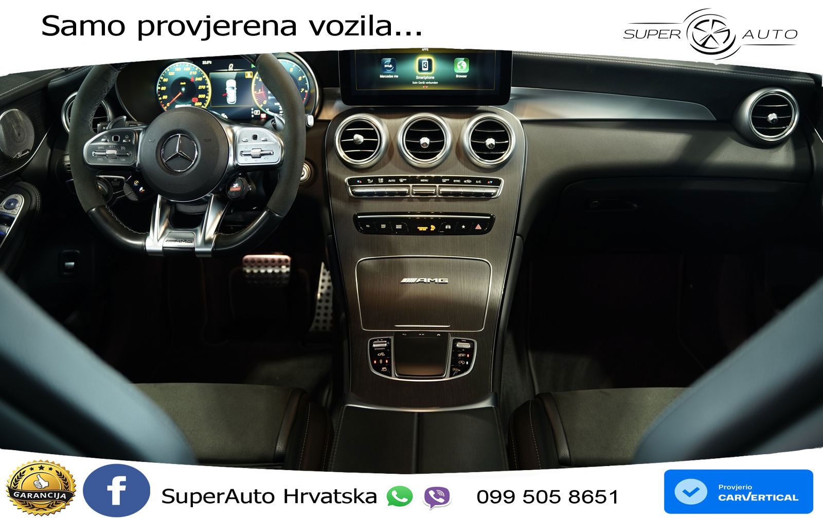 Mercedes AMG GLC 63 S V8 (510 KS) 4MATIC+ MCT LED+GR SJED+ACC