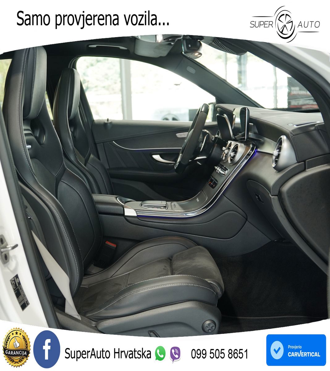 Mercedes AMG GLC 63 S V8 (510 KS) 4MATIC+ MCT LED+GR SJED+ACC